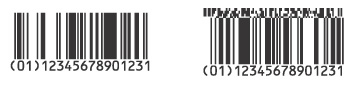 GS1 DataBar[RSS]バーコード GS1 DataBar Omnidirectional[RSS-14]