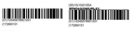 GS1 DataBar[RSS]バーコード GS1 DataBar Expanded[RSS Expanded]